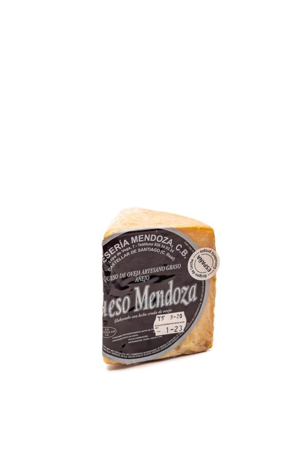 Quesería Mendoza queso añejo artesano cuña