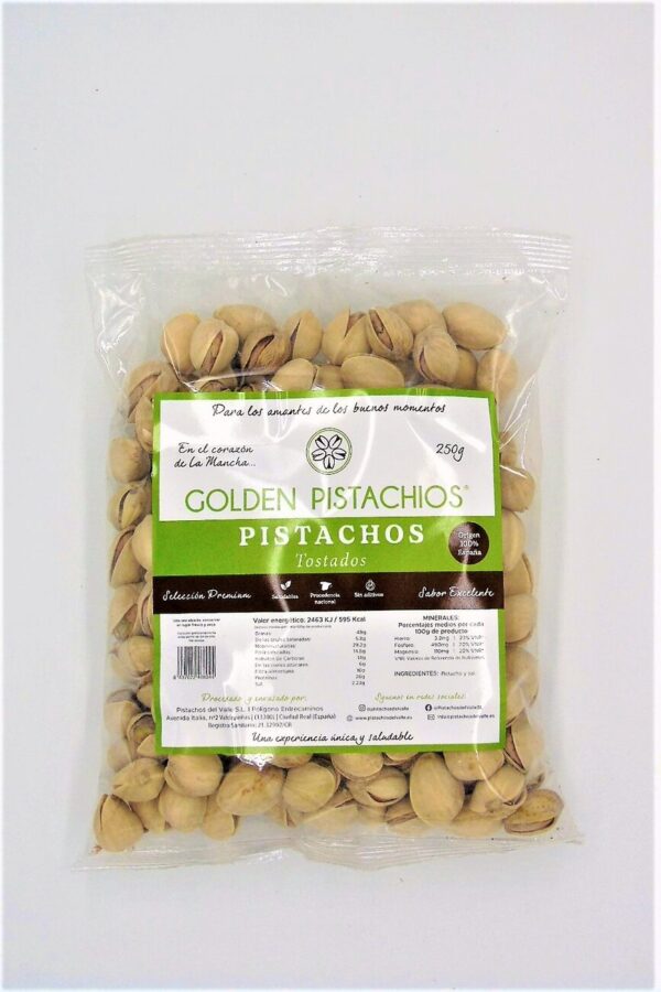 Golden pistachios 250gr